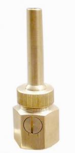 China Adjustable Brass Fountain Nozzle Singe Jet Series With Adjustable Valve factory