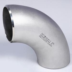 China Sch80 A234 Stainless Steel Pipe Fittings Sch40 SS 90 Degree Elbow ASTM factory