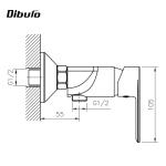 OEM ODM Service 185mm Bath Shower Mixer Faucet