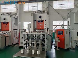 China Mitsubishi PLC Automatic Aluminum Foil Tray Making Machine 12000pcs/h factory