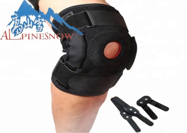 Neoprene Waterproof Rom Hinged Adjustable Knee Brace Sports Protector Open
