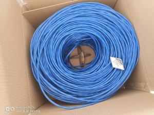 China HDPE Insulation Lan Cable Cat5e UTP Cable Optional Jacket Copper Clad Aluminum 305M factory