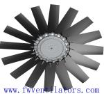 plastic fan blades for industrial axial ventilation fan