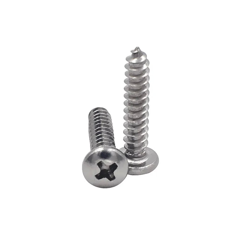 China Self Tapping Stainless Steel Screws Pan Head SS 316 &amp; 304 19mm M8 Full Thread Screws factory