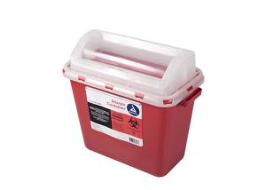 China 3 gallon Sharps Container, Rotor Lid, Red Sharps Containers | WinnerCare factory
