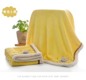 China Super Soft And Warm Animal Print Baby Blanket , Kids Flannel Fleece Blanket factory