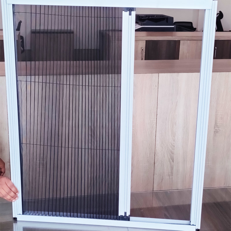 Customized Cuttable Pleated Mesh Screen Window Door Decoration