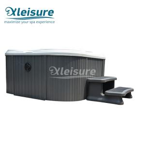 China Custom Soft Jacuzzi Pool Ladder Teak Hot Tub Steps Easy Installation factory