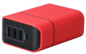 China Travel Wall Plug USB Charger With 1PD 45W 3-USB 15W Over Current Protect factory