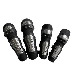 China 4Pcs/set Motorcycle Riding Knee Elbow Pads Stainless Steel Protective Gear for All Seasons factory