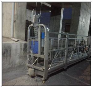 China 3 Phase aluminium 3*2m Zlp630 suspended platform for wall painting factory