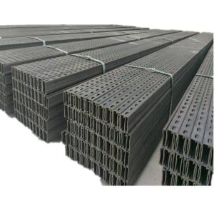China Q235B Material C Channel Beam Dilled Or Punched Enough Stock Long Durable factory