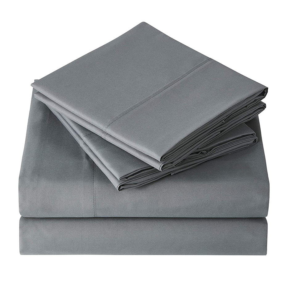 Super Soft Brushed Microfiber 1800 Thread Count Luxury Egyptian Trim Bed Sheet Set 6pcs