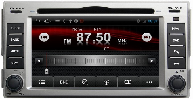 Ouchuangbo Car Radio Head Unit Android 4.0 for Hyundai Santa Fe 2008-2011 GPS Navi DVR S150 Platform OCB-008C