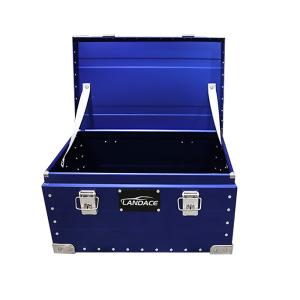 China Convenient Camping Kitchen Box Aluminum Alloy Rear Door Storage for Outdoor Activities factory