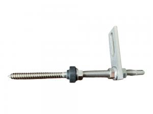 China Double ended bolt Hanger Bolt With stainless steel plate for metal roof with wooden purlin on sale