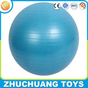 China 65cm pvc inflatable yoga exercise ball factory