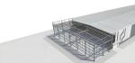 Customized Prefabricated Metal Warehouse Steel Construction Warehouse Rustproof