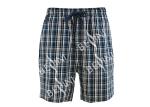 Anti Pilling Mens Luxury Sleepwear Woven Cotton Poplin Yarn Dyed Pajamas Shorts