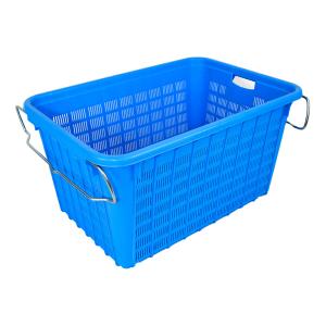 Fresh Storage Solution Plastic Nestable Mesh Crate with Customized Color and