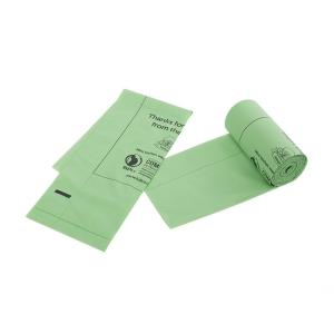 China Disposable Large Biodegradable Plastic Trash Bags PLA Compostable With Logos factory