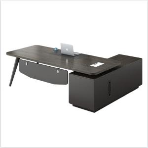 China Wood Style Panel Computer Office Desk for Workstation at Home or Office factory