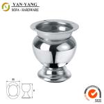 iron sofa feet factory price round stainless steel furniture feet SL-023