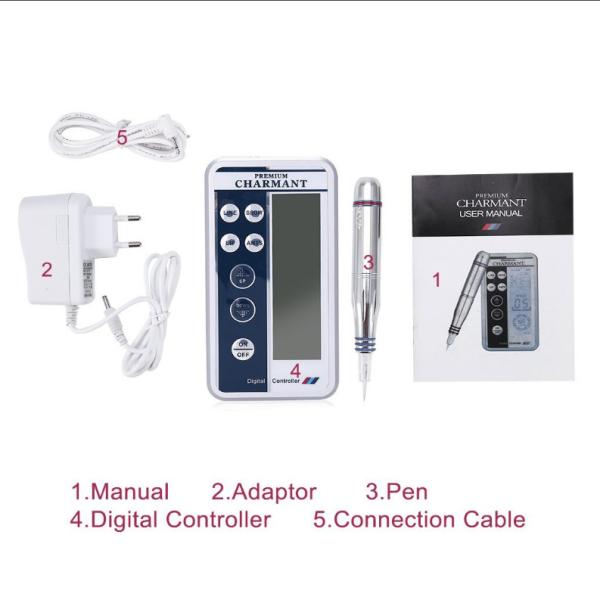 50-60Hz Digital PMU Tattoo Permanent Makeup Machine Touch Screen Sliver For Eye