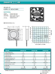 China -10-70 Operating Temperature CHA4012 23db Silent Cpu Fan factory
