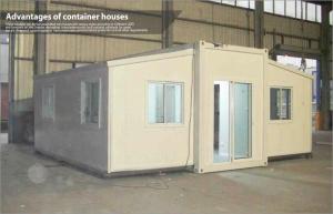 China Extended Foldable Storage Container House With Glass Sliding Door factory