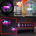 65cm 3D Hologram Advertising Portable Holo Advertising Display 960 LED