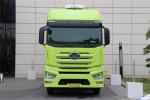 Jiefang Heavy Fence Truck Green Body High Roof 460HP 8X4 9.4m 12-Speed ​​Diesel