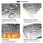 5/8mm Eco Friendly Bamboo Charcoal Decorative Wall Panel For Hotel Office