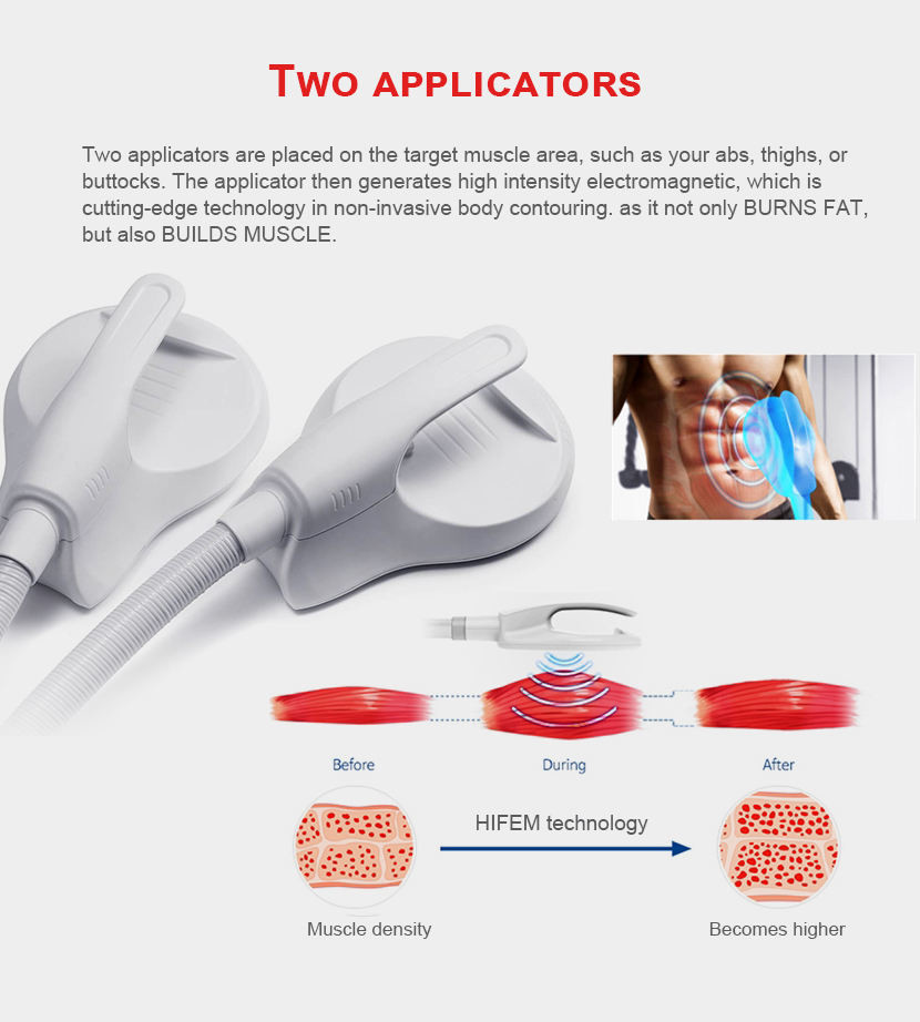 300us Body Slimming Massager Machine High Intensity Electromagnetic