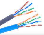 Indoor Wiring Unshielded UTP 305m CCA CAT5e Lan Cable 24 Awg Ethernet Cable