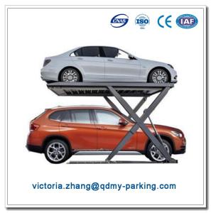 China 2 meters Double Car Parking Lift Electric Scissor Lift factory