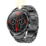 V99 Heart Rate Outdoor Smart Watch 1.85" Round Screen Sports Flashlight