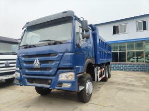 China Truck In Africa Howo Dump / Tipper 6*4 Blue Color 10 Wheels With High Refubished New Bucket factory