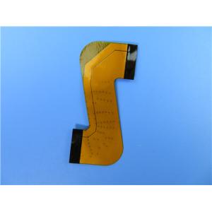 Flexible Printed Circuit (FPC) Built on 1oz Polyimide with Gold Plated and PI