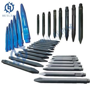 China Okada HB360A Excavator Breaker Chisel UB318 UB316 UB312 UB310 UB308 UB306 UB305 UB304 UB303 UB302 UB301 UB17 UB14 UB11 UB8 UB5 UB4 UB2 Hammer Rod factory