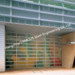 Motorized Crystal Clear Commercial Rolling Doors Polycarbonate Overhead Doors