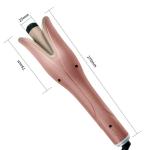 Pink No Damage To Hair 450F 25mm Hair Curling Iron One Inch