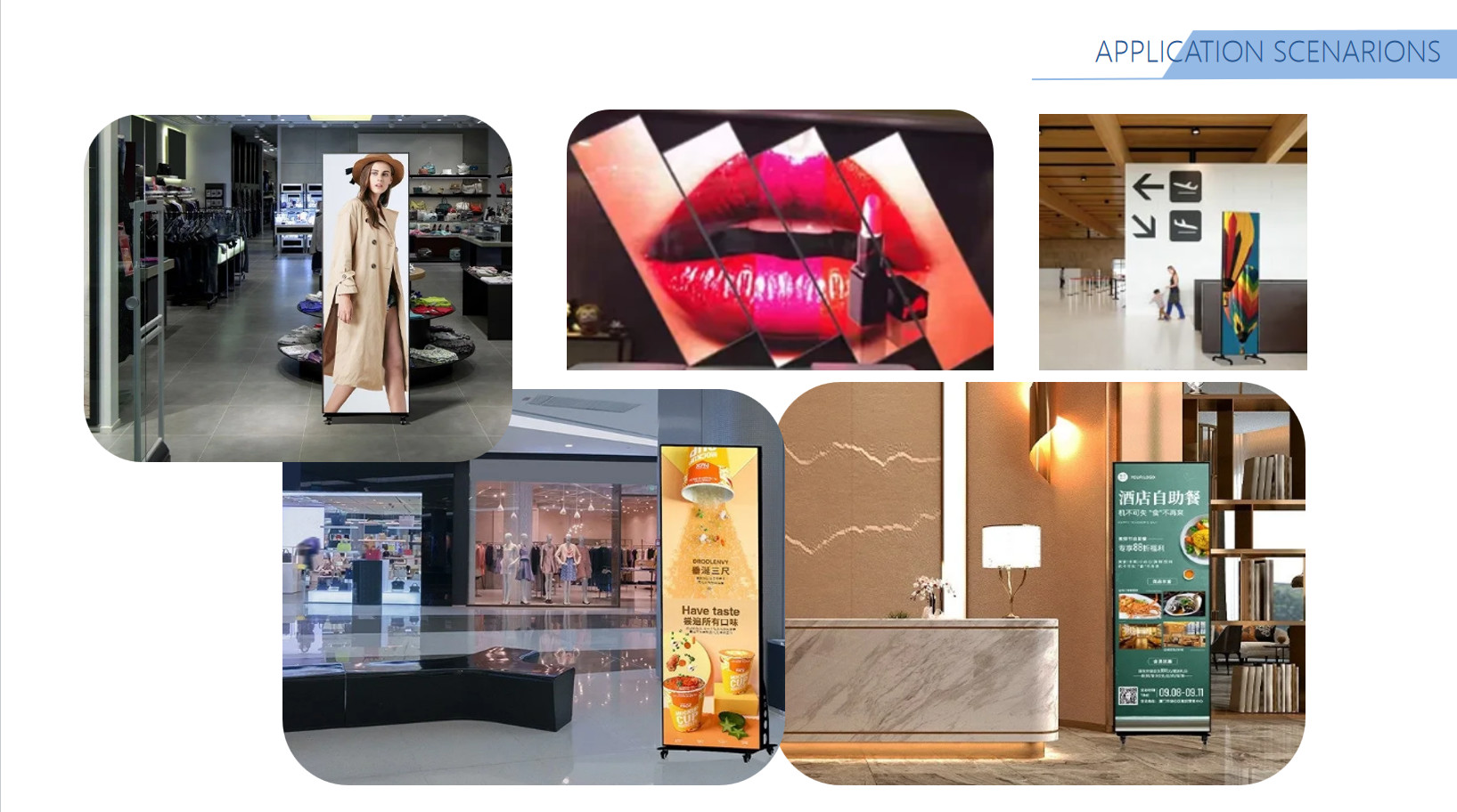 All In One Frame-free Digital Poster Full Flip-chip Common Cathode Mini LED COB Poster Screen
