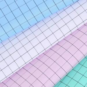 Cleanroom Anti Static ESD Fabrics Polyester Cotton Fabric 100d*100d