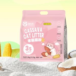 China Premium Highly Absorbent Cassava Litter Odor Control Biodegradable Eco Friendly factory