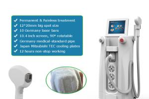 China 808nm Hair Removal Laser For Men / Women With 12 * 20 mm Big Spot Size factory