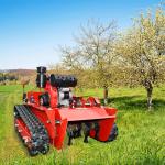 12HP Small Tractor Lawn Mower Flail Mower 800mm 1000mm Electric Grass Cutter