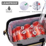 Insulated Lunch Bag with Detachable Shoulder Strap & Carry Handle