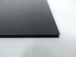 Reusable ESD Corrugated Plastic Sheet , Black Corrugated Plastic Board
