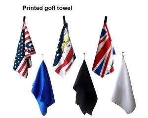 China Personalized Outdoor Sport Golf Ball Towels Microfiber Waffle Golf Towel factory